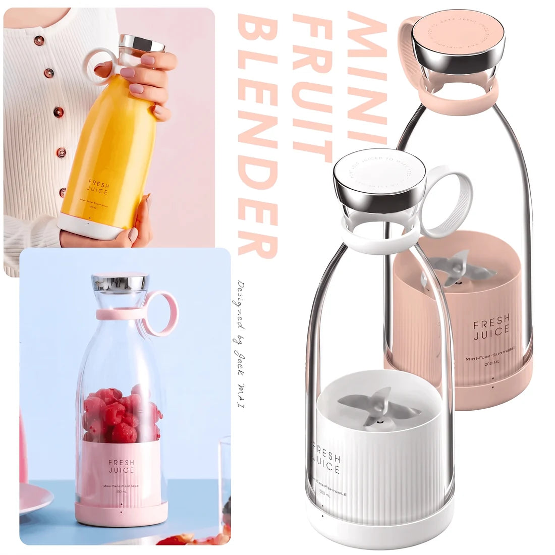 🥤 Fresh Juice – Mini Licuadora Portátil